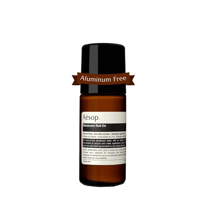 Aesop Roll On Deodorant | Alcohol & Aluminum Free | Reduce and Mask Unpleasant Odors | Woody, Herbaceous, Earthy | 1.6 oz / 50 mL