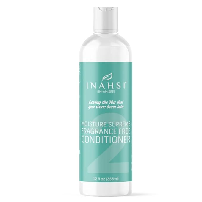 Moisture Supreme Fragrance Free Conditioner | For Men, Women, or Kids With Curly Hair | Products for Naturally Curly Hair 12 oz | Made in the USA