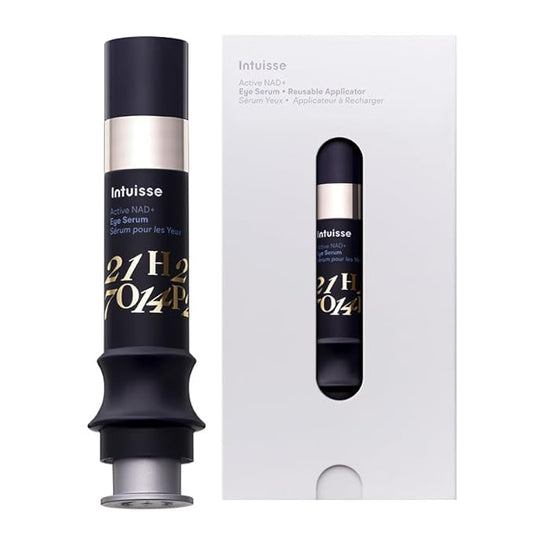 Active NAD+ Eye Serum – Dark Circles, Puffiness, Fine Lines – 5% NAD+, Four Hyaluronic Acids & Swiss Liposomal Delivery – Lifting and Firming Formula – 5ml – Includes Applicator