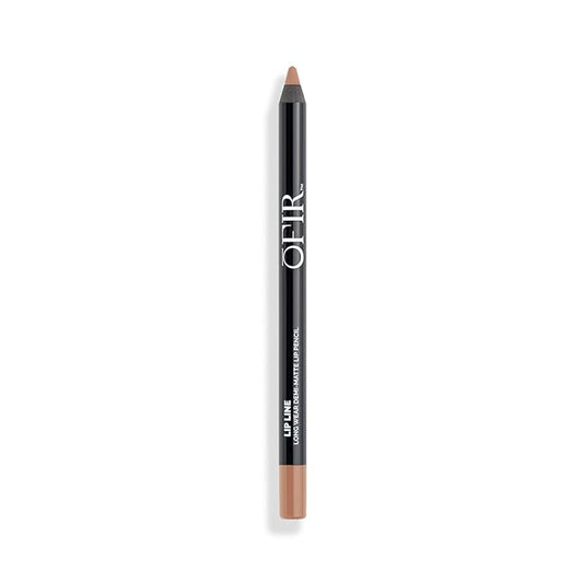 OFIR Longwear Demi-Matte Lip Pencil | Smudge-Proof, Easy Glide, Hydrating, Long-Lasting Color | What eh-ver! - Nude Brown Lip Liner Pencil | 0.042 OZ