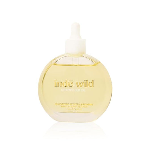 Indie Wild Champi Hair Oil, Ayurvedic Treatment with Amla, Brahmi, Bhringraj, Almond Oil for Hair Growth and Nourishment (125 ml)