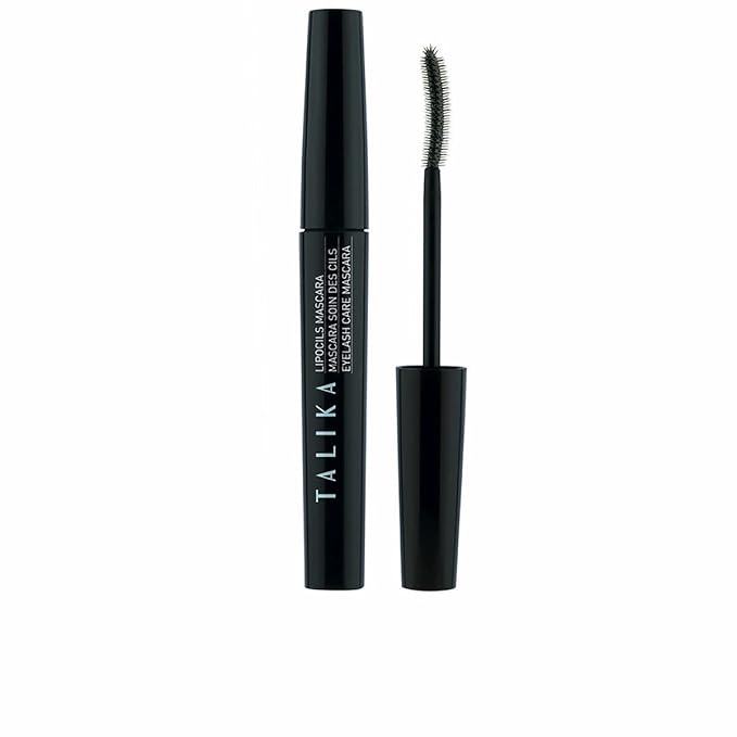 Talika Lipocils Water Resistant Mascara - Black- Non-Smudge Formula, Natural Lash Enhancement, Quick Definition, Improved Lashes in 14 Days, Volumizing, Strengthening, Curling, Darkens Over Time