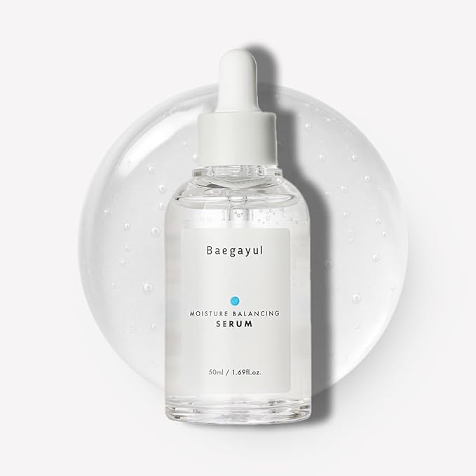 Moisture Balancing Serum - Hydrating & Soothing with Hyaluronic Acid and PHA, Botanical Moisturizer for Sensitive Skin, pH Balanced for Glass Skin, Korean Skincare (1.69fl oz)