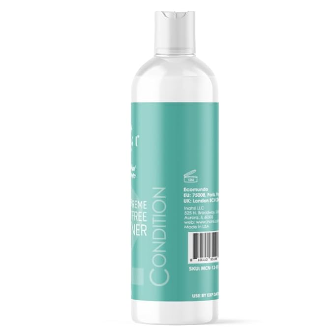 Moisture Supreme Fragrance Free Conditioner | For Men, Women, or Kids With Curly Hair | Products for Naturally Curly Hair 12 oz | Made in the USA