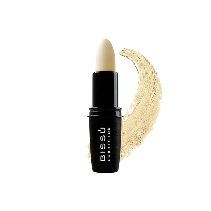 Bissú Stick Correcting Concealer - 15 Versatil Shades, Natural Finish, Contouring, Highlighting, Easy Application, 4,7 grms (Beige, Stick)