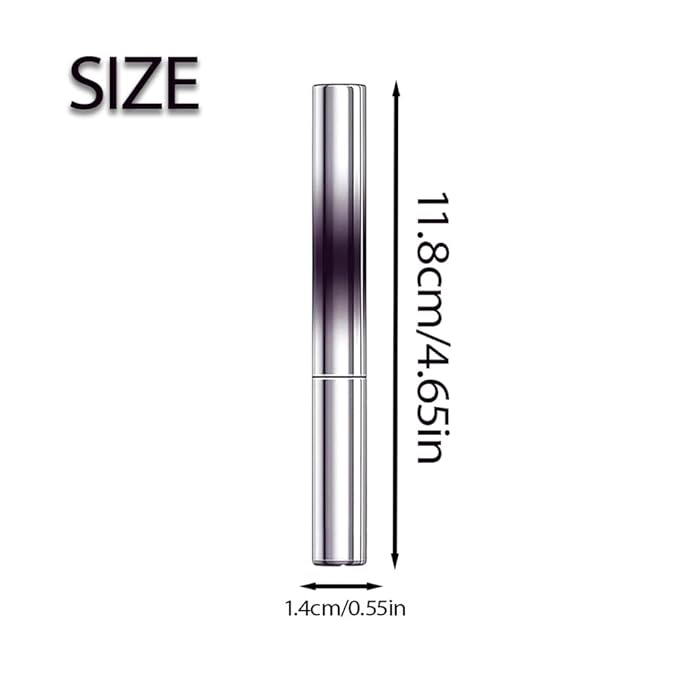 Iron Wand Mascara, 3D Curling Eyelash Mascaras, Mascara Waterproof, Waterproof Sweat-Proof & Long-Lasting, Lengthening, No Clumping (Black)