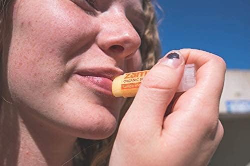 Organic, Fair Trade Beeswax Lip Balm - Tangerine 3 Pack - Ethically Sourced