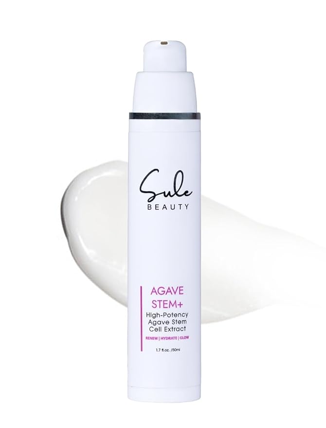 AGAVE STEM + GEL For Face – Groundbreaking Skin Care That Incorporates Agave Stem Cell Extract & Peptides – Moisturize & Eliminate Fine Lines and Wrinkles – 1.7 Fl Oz