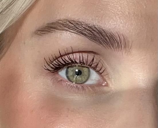 Hypoallergenic Mascara Sensitive Eyes - Smudge-Proof, Sweatproof and Lengthening with amazing separation of the lashes - Vegan and Non Toxic (Brown, 9 ml)