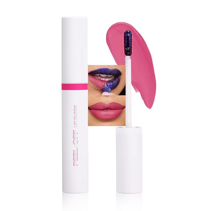 Matte Lip Stain Masque - Lip Liner Peel Off Lip Stain Tattoo, All Day Peel Off Lip Tint，Long Lasting Waterproof Transfer-proof Lip Mask Peel Off Lip Gloss,Stay Lip Makeup 01#