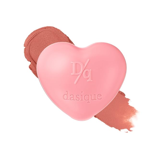 dasique Souffle Color Pot #08 Roasting Fig – Makeup Blush, Buildable Silky-Smooth Texture, Build-In Mini Brush, Multi-Use For Cheek and Lip