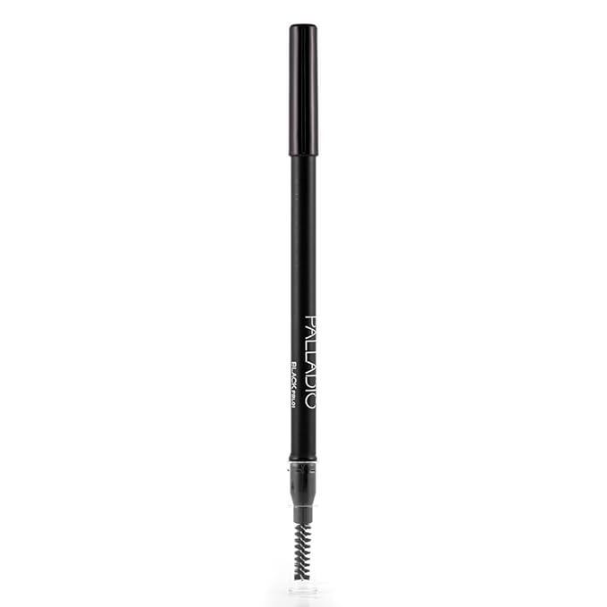 Palladio Brow Pencil & Brush for Eyebrows, Black