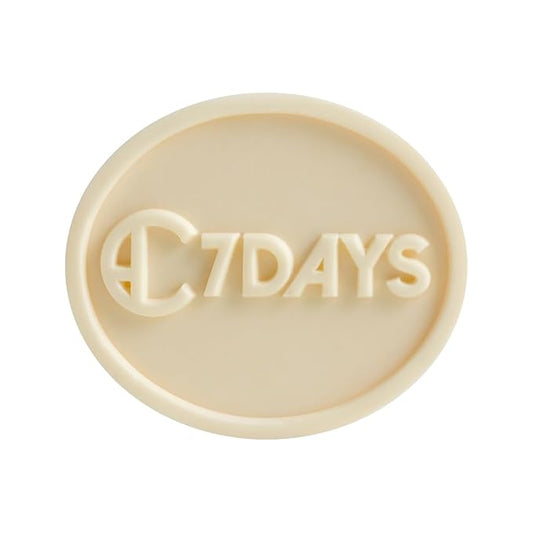 CDH7DAYS Fluffy Peach Bubble Body Soap Bar, Korean Handmade