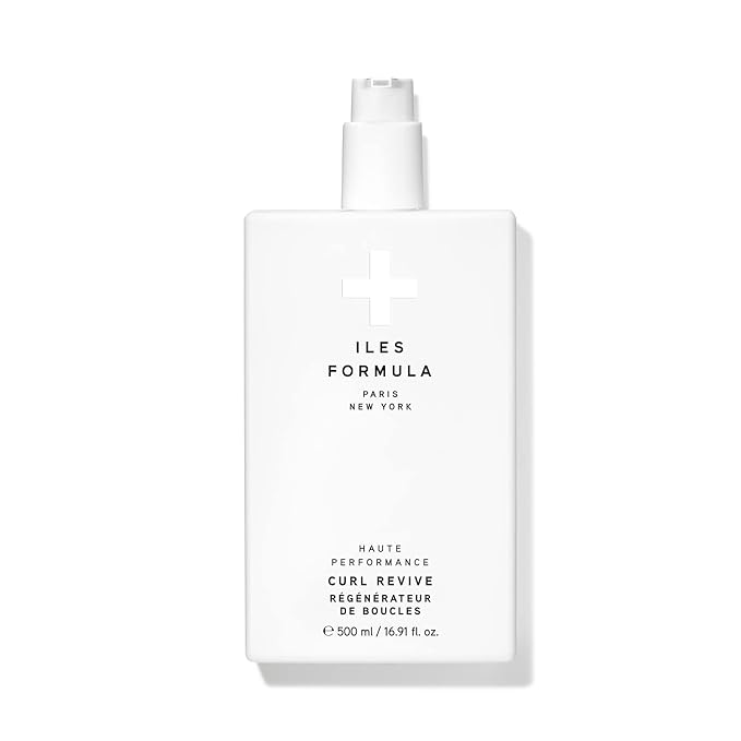 ILES FORMULA Curl Revive Spray -Leave-In Styling Serum, Defines Curls, Anti-Frizz & Anti-Humidity, Heat & Color Protection with Silk Extract, Macroloba Seed & Coconut Alkanes, 16.9 Fl Oz (500 ML)