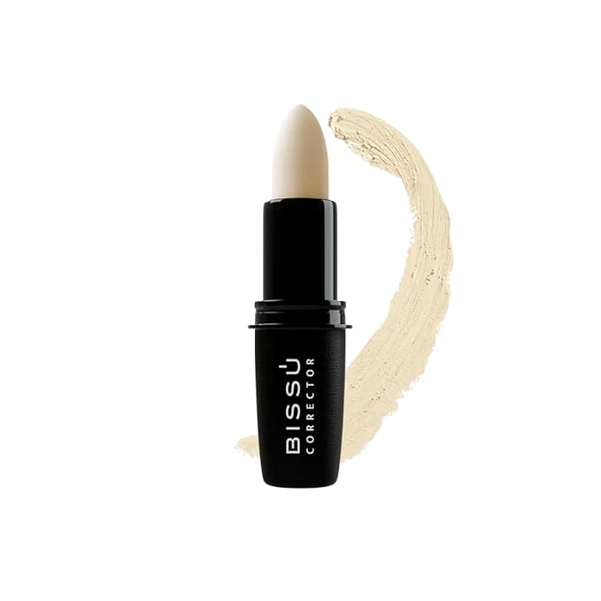 Bissú Stick Correcting Concealer - 15 Versatil Shades, Natural Finish, Contouring, Highlighting, Easy Application, 4,7 grms (Light Beige, Stick)