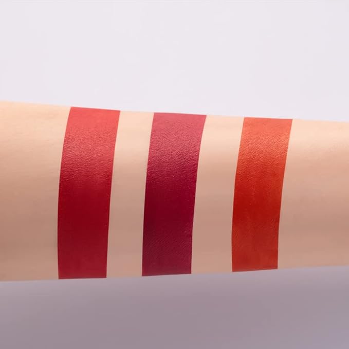 Catkin Carving Lipstick Set Matte Red Orange Long Lasting Moisturizing Lip Stick Makeup Gift (SUMMER PALACE)