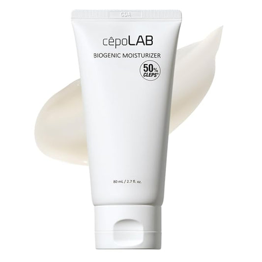 Biogenic Moisturizer with 50% CLEPS®, Daily Face Cream – Long-Lasting Hydration, Korean Skincare for All Skin Types, 2.7 fl.oz