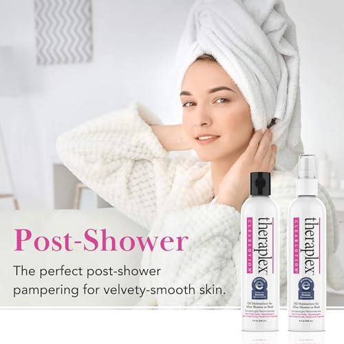 Theraplex Clear Emollient Lotion (8 oz) - No Parabens or Preservatives, Noncomedogenic and Hypoallergenic, Fragrance Free, Dermatologist recommended (6 Pack Pour)