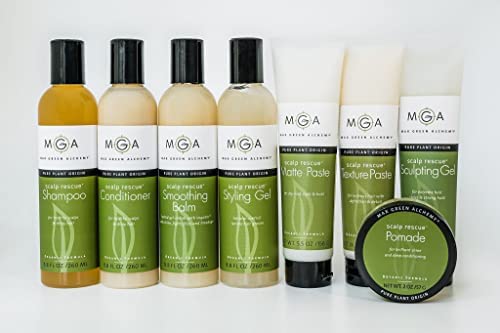 MGA Vegan Shower Gel - Rescue & Moisturizing Body Wash for Skin Care | Natural & Organic Formula with Essential Oils & Skin Friendly pH | Sulfate free Moisturizing Body Wash | 8.8 Fl Oz
