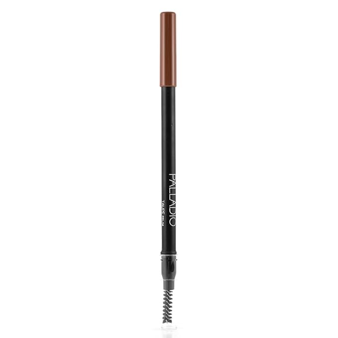 Palladio Brow Pencil & Brush for Eyebrows, Taupe