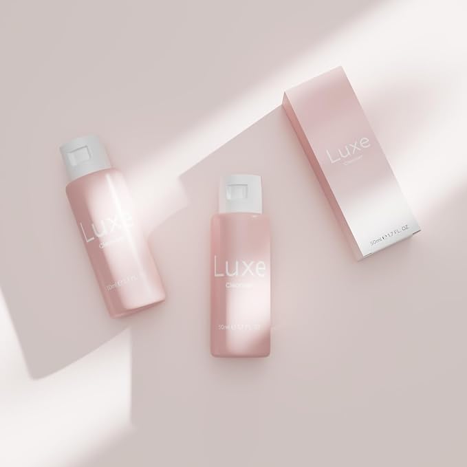 Luxe Cosmetics Cleanser for Lashes - Remove the Makeup, Pollutants, Oils, and Debris from your Skin and Lashes - Oil Free- 100% Vegan, Suitable for Even the Most Sensitive Eyes and Allergy-Friendly