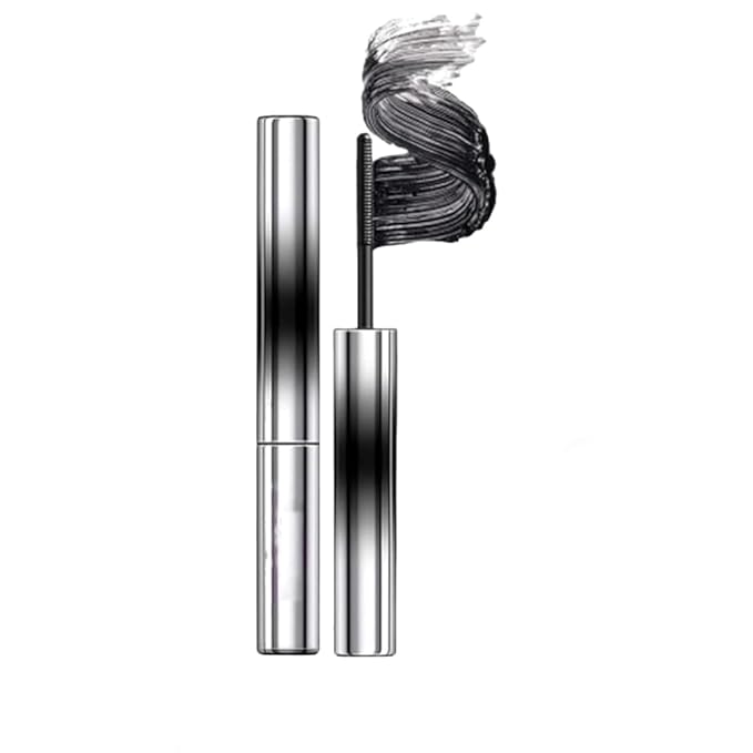 Iron Wand Mascara, 3D Curling Eyelash Mascaras, Mascara Waterproof, Waterproof Sweat-Proof & Long-Lasting, Lengthening, No Clumping (Black)