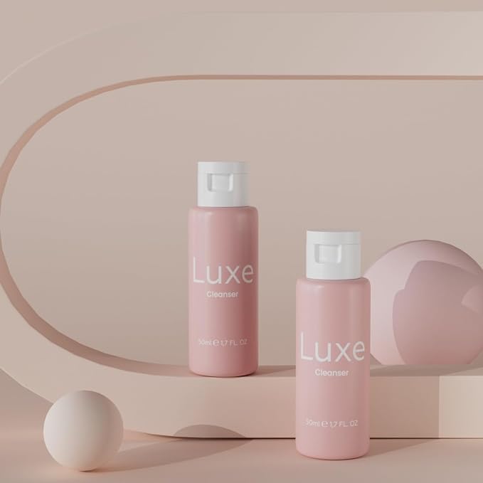 Luxe Cosmetics Cleanser for Lashes - Remove the Makeup, Pollutants, Oils, and Debris from your Skin and Lashes - Oil Free- 100% Vegan, Suitable for Even the Most Sensitive Eyes and Allergy-Friendly