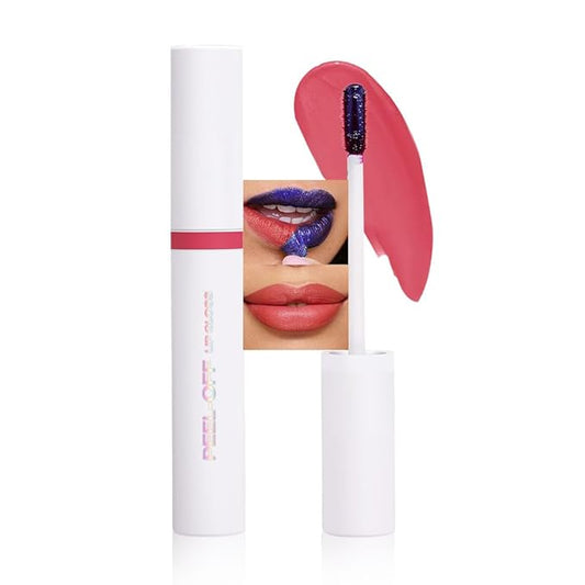 Matte Lip Stain Masque - Lip Liner Peel Off Lip Stain Tattoo, All Day Peel Off Lip Tint，Long Lasting Waterproof Transfer-proof Lip Mask Peel Off Lip Gloss,Stay Lip Makeup 05#