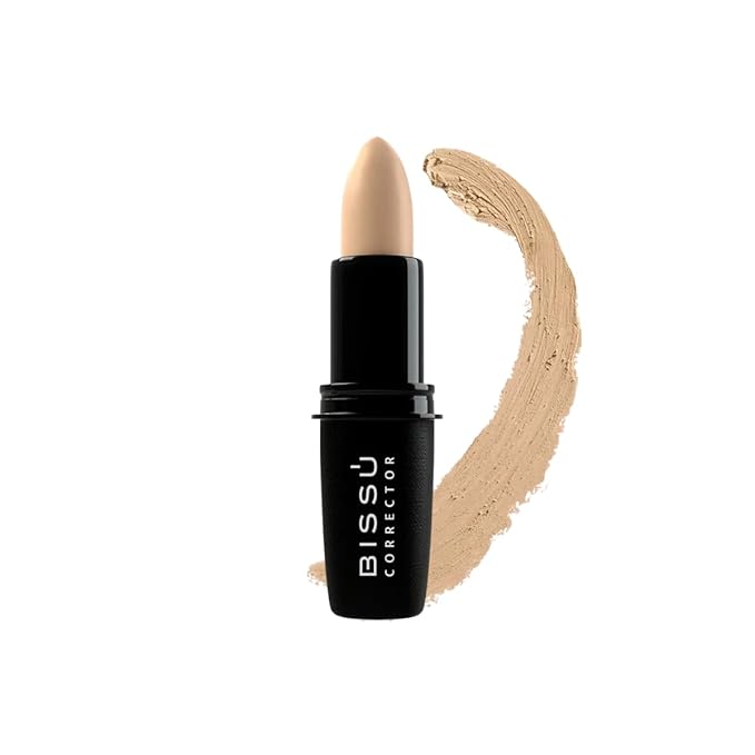 Bissú Stick Correcting Concealer - 15 Versatil Shades, Natural Finish, Contouring, Highlighting, Easy Application, 4,7 grms (Tan, Stick)