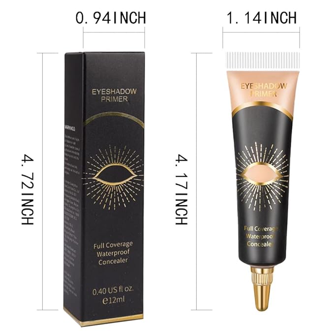 12ML Eyeshadow Primere Wheat Color,Eyeshadow Base Cream Base For Eyeshadow Concealer Eyeliner Cream Concealer Eye Base For Eyeshadow (03)