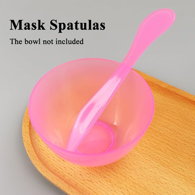 24 Pack Cosmetic Spatula for Makeup Face Mask, Plastic Spoon Disposable Beauty Tools, 8 Color Scraper, Multipurpose DIY Mixing, Skincare, Sampling, Waxing, Handmade Facial Mask Cream Lotion