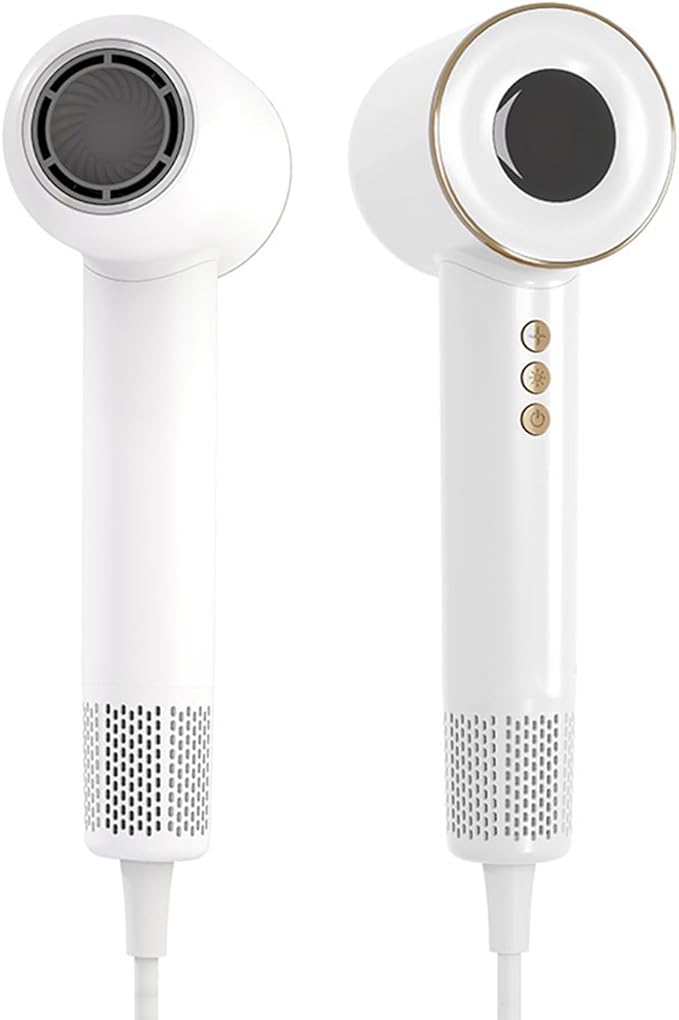 High Speed Hair Dryer, Blow Dryer with Magnetic Concentrator for Fast Drying, Low Noise Thermo-Control Professional Lightweight Hair Dryer for Women