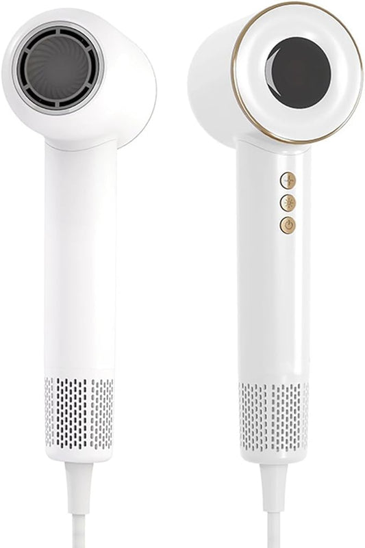 High Speed Hair Dryer, Blow Dryer with Magnetic Concentrator for Fast Drying, Low Noise Thermo-Control Professional Lightweight Hair Dryer for Women