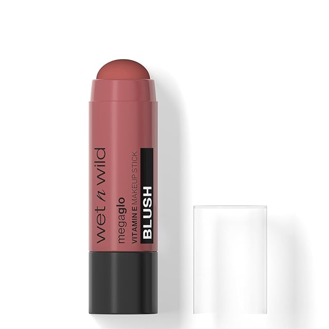 wet n wild MegaGlo Makeup Stick, Buildable Color, Versatile Use, Cruelty-Free & Vegan - Current Jam