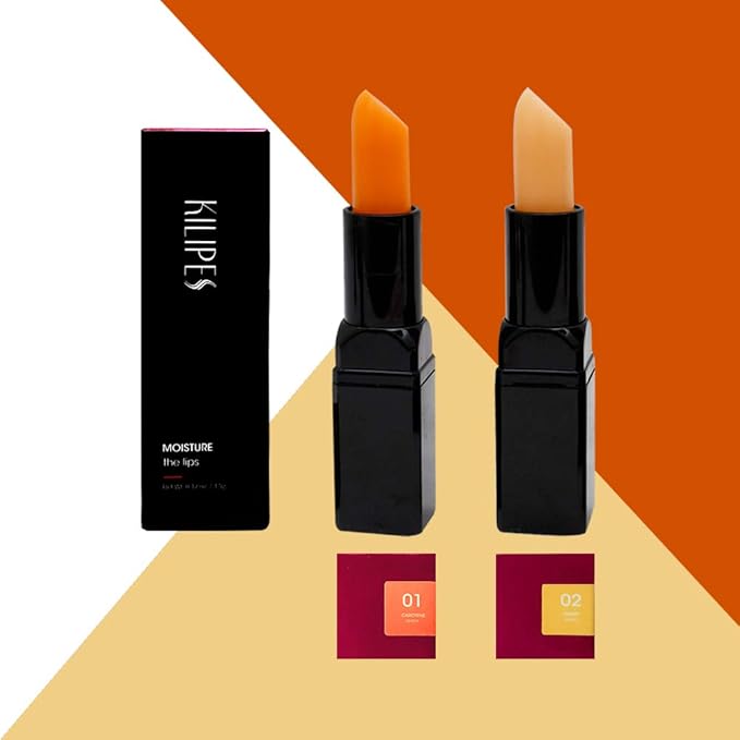 Moisturizing Color Change Lipstick, Natural Nourishing Mood Lipstick Moisturizer Lip Gloss Balm with Vitamin E (Carotene Lipstick)