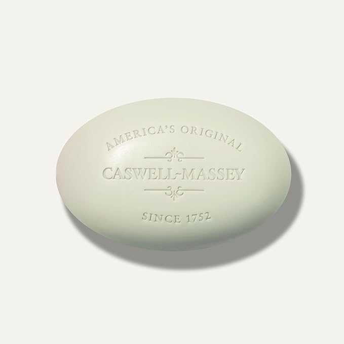 Caswell-Massey Men’s Bar Soap Gift Set – Jockey Club Scent – Triple-Milled Moisturizing Body Soap Bars for All Skin Types, Plant-Based Formula with Essential Oils, Made in USA, 3 x 5.8 oz