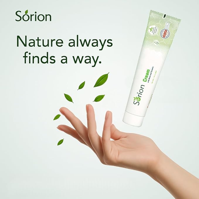 Sorion Cream - Herbal Moisturizer for Dry Skin, Itchy and Flaky Skin with Coconut Oil, Neem, Turmeric and Pala Indigo Skincare Body Cream