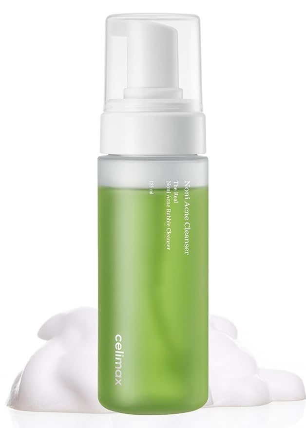 celimax Noni Bubble Cleanser | Mild Formula Face Wash for Sensitive to Oily Dry Combination Skin Calming, Soothing, Exfoliating, 155ml
