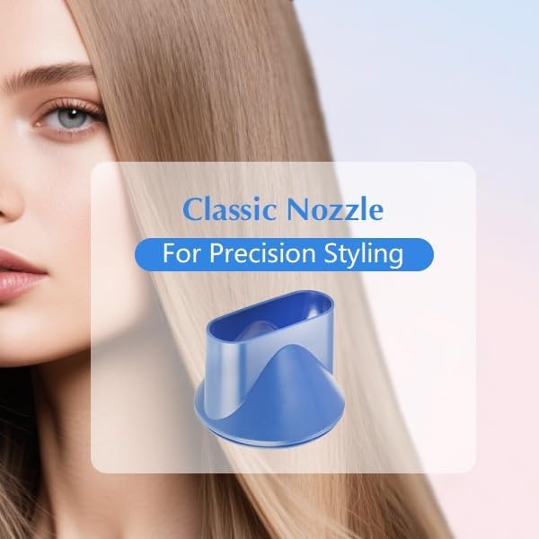 Hair Dryer, 1600W Small Foldable Hair Blow Dryer, Fast Drying Compact Hair Dryer, Blue