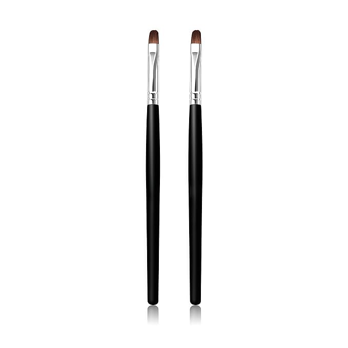 2 pcs Lip Brush Concealer Brushes ，Lipstick Gloss Brushes Applicators Eyeshadow Lip Liner Makeup Brush Cosmetics Make Up Tools, Small Make Up Brushes