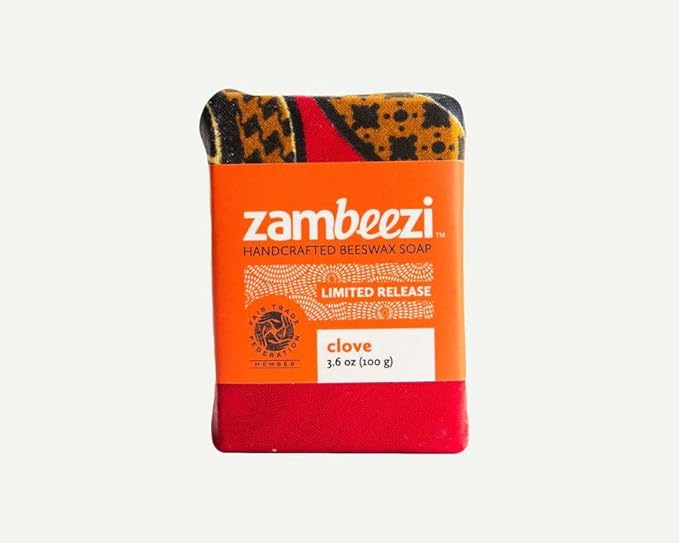 Zambeezi Clove Soap Bar - Relax with the warm, woody scent of winter, soothing your skin with our clove fragrance.