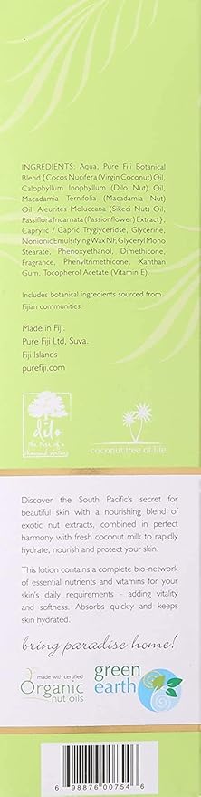 PURE FIJI Body Lotion Hydrating - Moisturizing Lotion for Dry Skin with Coconut Milk and Vitamin E, Organic Body Lotion For Women and Men, Starfruit Scent, 12 oz