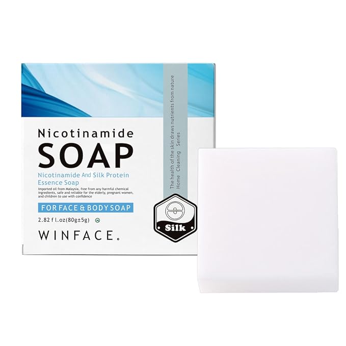 Niacinamide soap, strong goat milk aroma, Skin cleansing, facial cleansing, exfoliating soap, hand washing, bath soap, Goat milk soapm, Travel Essentials Day Gift, Silk Goat Milk Soap, Thick Foam