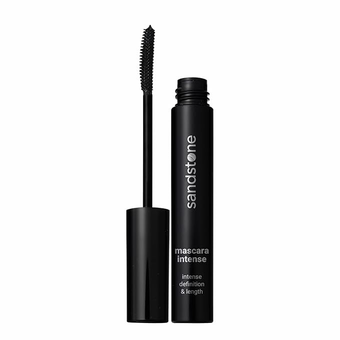 Hypoallergenic Mascara Sensitive Eyes - Smudge-Proof, Sweatproof and Lengthening with amazing separation of the lashes - Vegan and Non Toxic (Black, 9 ml)