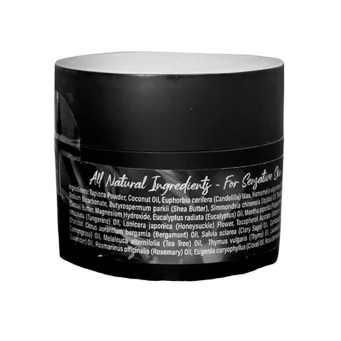 PiperWai Natural Deodorant with Activated Charcoal, Aluminum-Free & Vegan, Long-Lasting Odor Protection for Men & Women | As Seen on Shark Tank | 2 oz Scented Jar