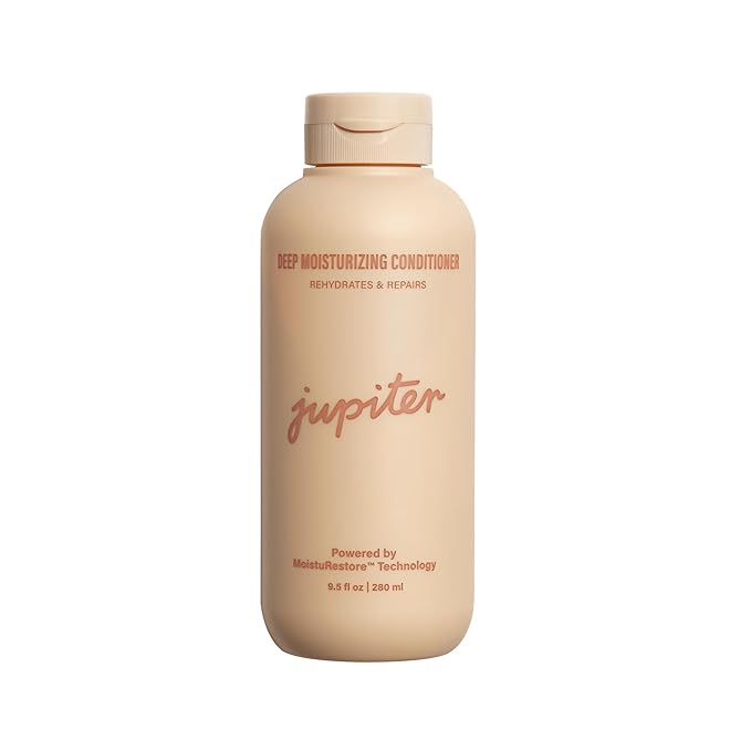 Jupiter, Moisturizing Conditioner for Women and Men, Softens, Detangles & Strengthens Hair with Nourishing Formula for All Hair Types, Color Safe, Sulfate-Free, Natural Fragrance, Vegan, Paraben-Free