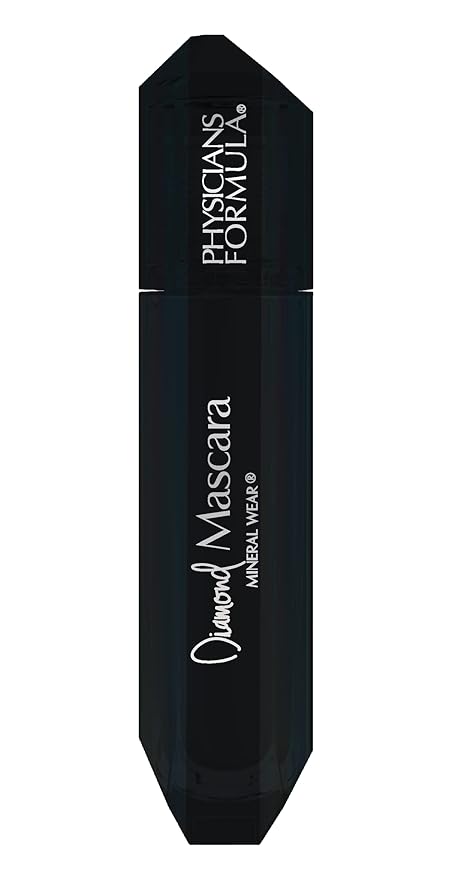 Physicians Formula Mini Diamond Mascara Black 0.07 FL OZ |Dermatologist Tested, Opthahlamologist Approved, Sensitive Eyes