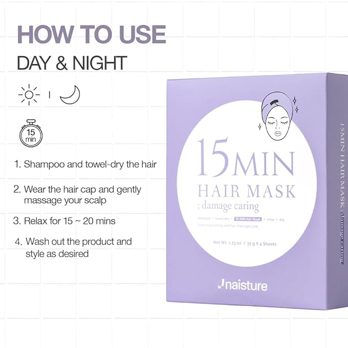 15-Min Nourishing Travel Hair Mask Set for Deep Conditioning, Vibrance, and Shine