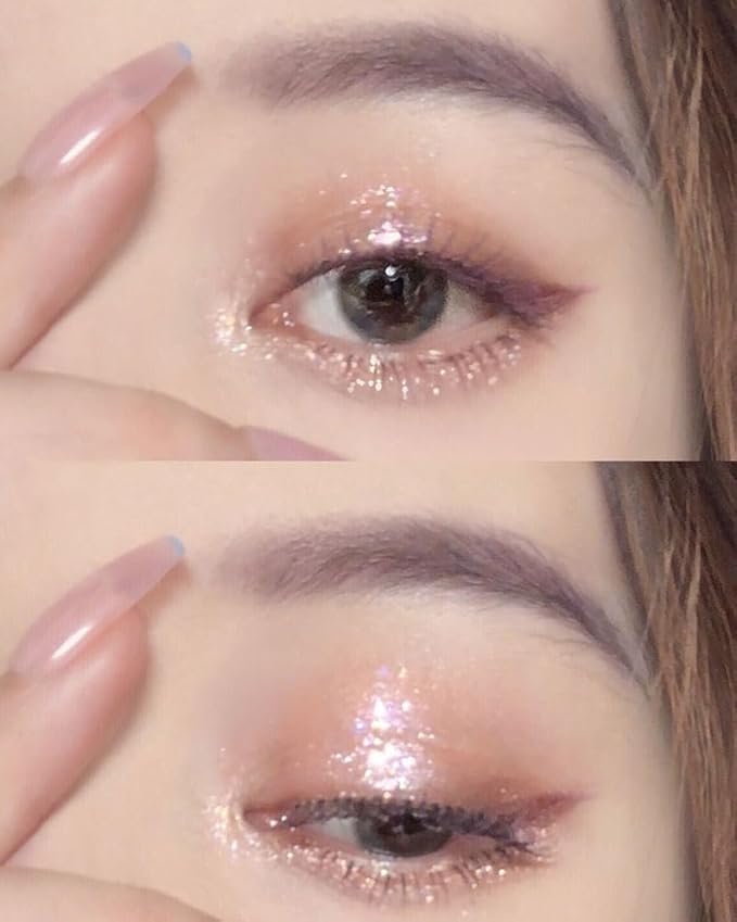 Kayswang 9 Colors Glitter Eyeshadow Makeup Palette, Eye Shadow Powder，Matte High Pigmented Colorful,Creamy Texture, Long LastingEyeshadow Powder Cosmetics,Natural Waterproof (16#)