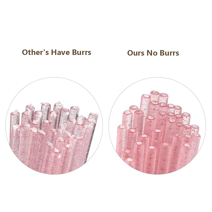 G2PLUS 500PCS Cotton Swabs, Crystal Black Disposable Micro Applicators Brush for Makeup and Personal Care, Micro Swabs for Eyelash Extensions, Nails, Eyeliner (Head Diameter: 2.5mm)